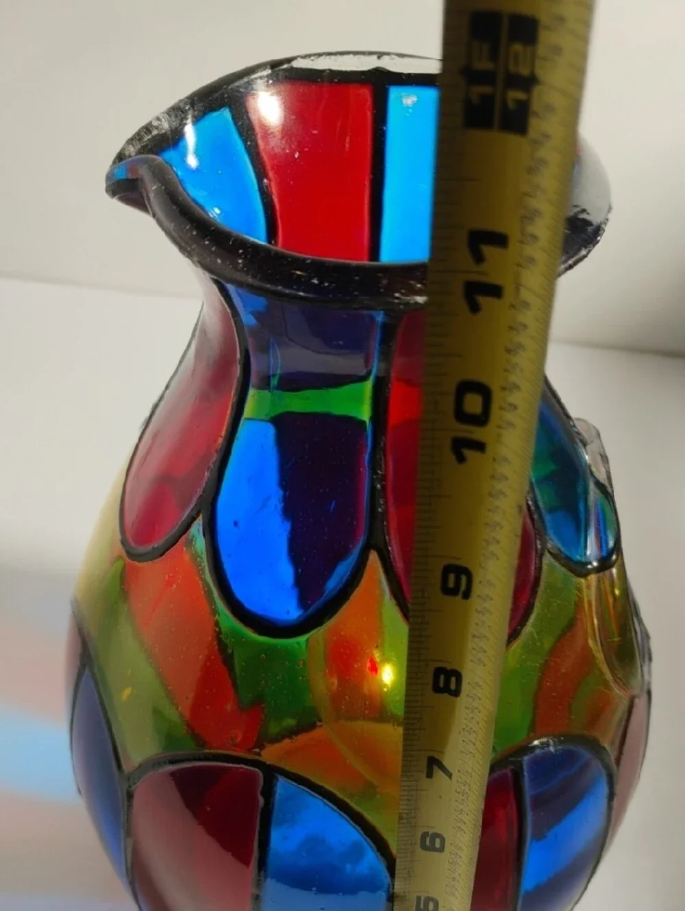 Vidrio Stained-Glass Style Multicolor Decorative Wine Chiller